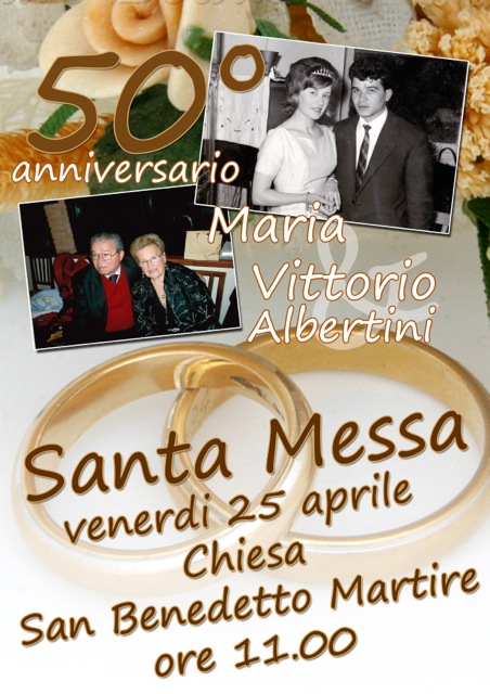 50 Anni Di Matrimonio Tanti Auguri A Maria E Vittorio Albertini L Ancora Online