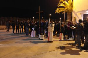 Silvia Capecci - Via Crucis dei Giovani in Parrocchia - Un momento della Celebrazione