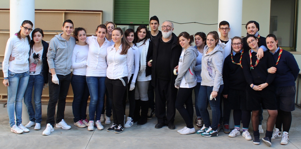 pranzo Madonna della Speranza gruppo camerieri
