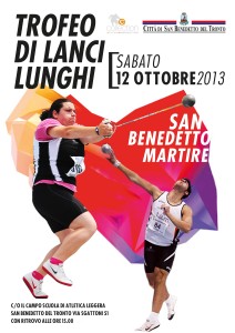 LOCANDINA trofeo di lanci lunghi San Benedetto Martire 12.10.13