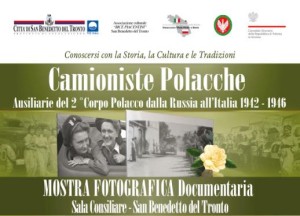 La locandina della mostra sulle camioniste polacche