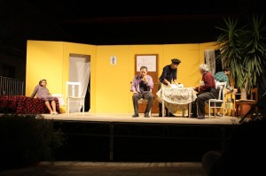 Gli attori sulla scena