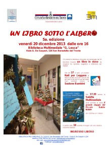 Locandina un libro sotto l'albero