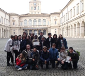 la curzi premiata al quirinale