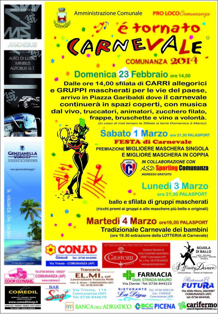 Carnevale 2014 Facebook