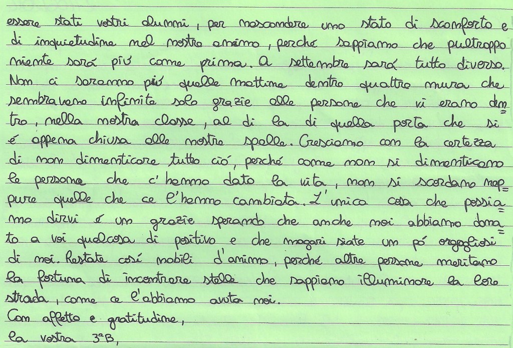 Lettera 3B  2a parte