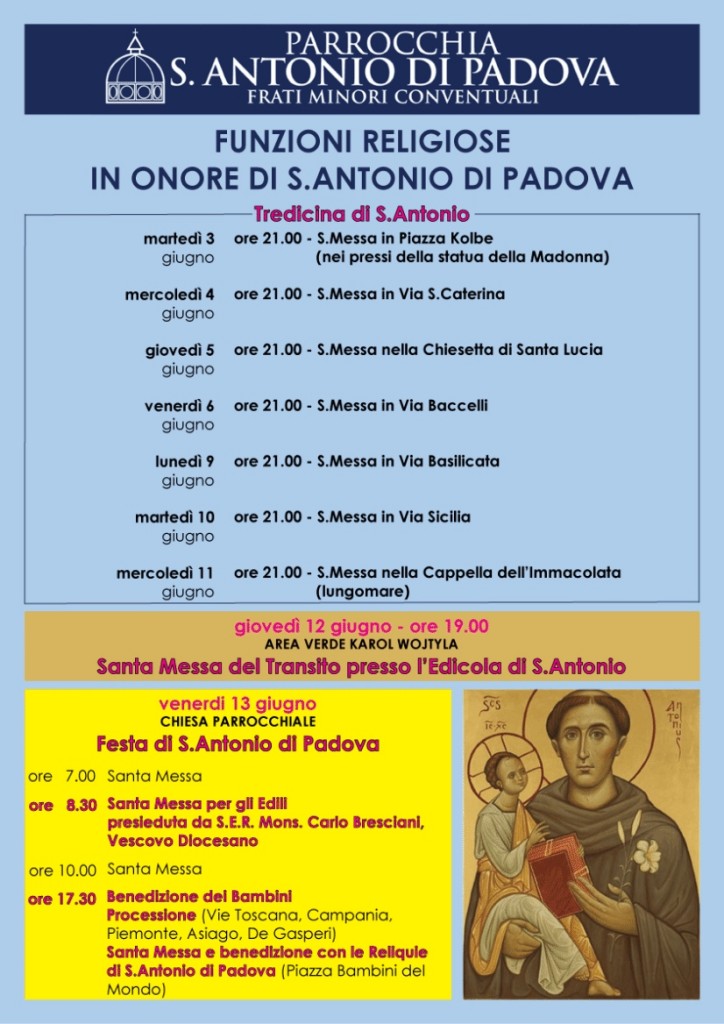 Locandina Sant'Antonio