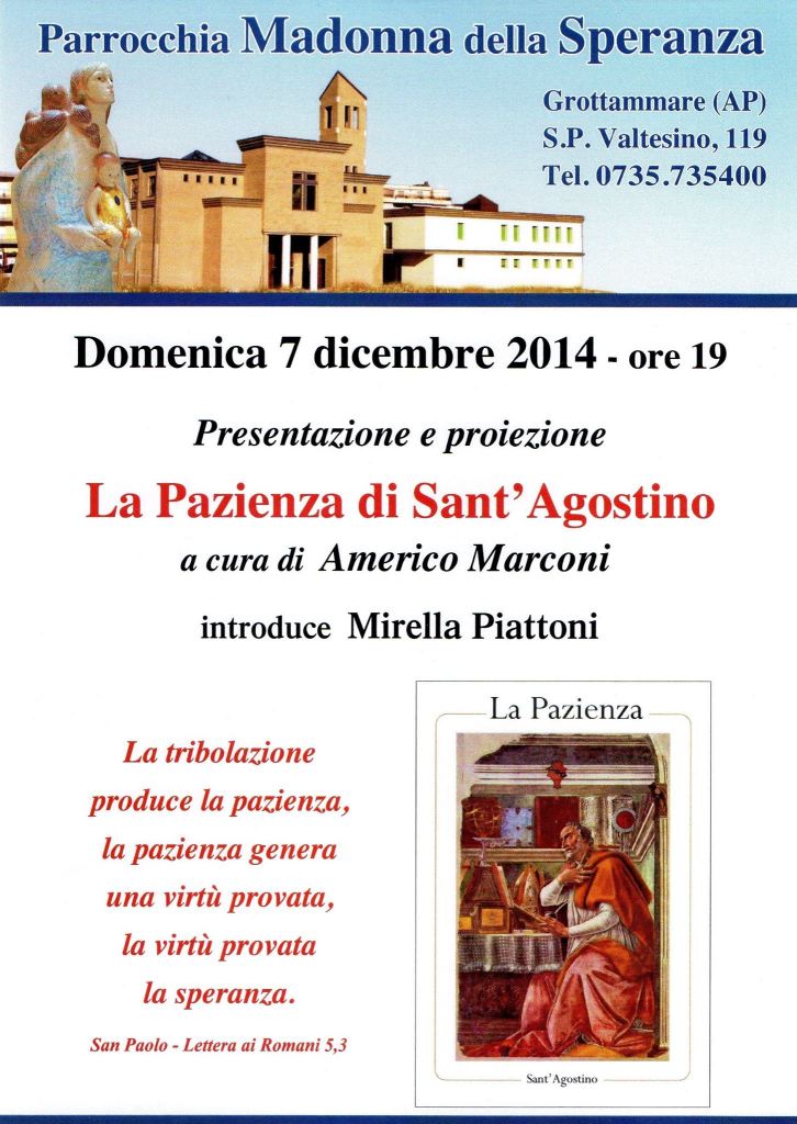 La Pazienza di Sant'Agostino