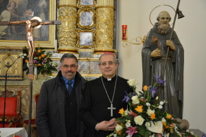 Valtesino - Sant'Antonio 2015 - Il Vescovo Carlo e Franco Mosca (Presidente Comitato Festa)