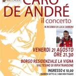 L'Ancora (104) - 03 - Valtesino piange la morte di Alessandro Veccia - Annullato il Concerto Caro De André