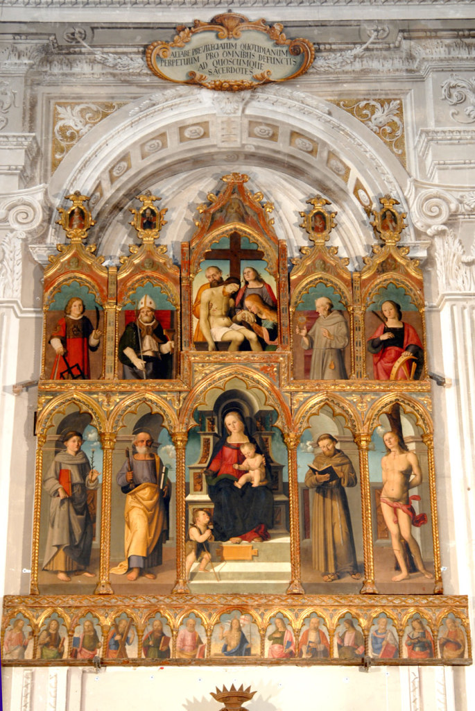 Polittico di Giuliano da Fano a Monte San Pietrangeli