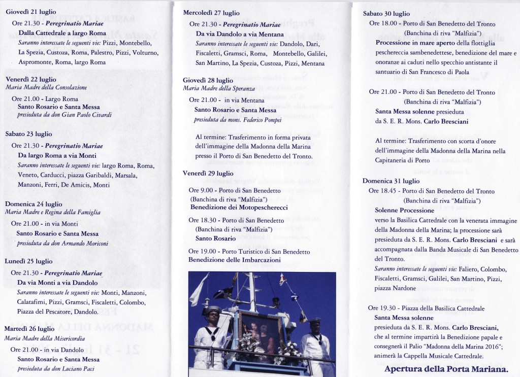 Programma Madonna della Marina